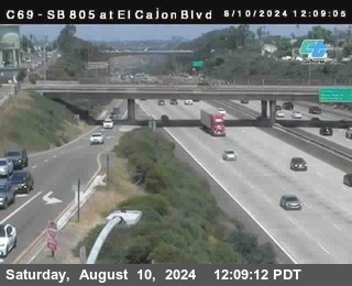 SB 805 at El Cajon Blvd (On Ramp)