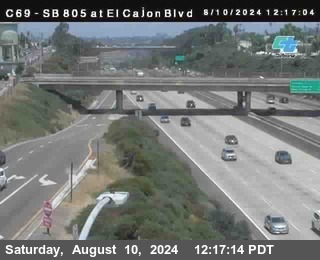 SB 805 at El Cajon Blvd (On Ramp)