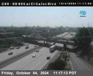 SB 805 at El Cajon Blvd (On Ramp)