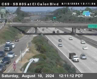 SB 805 at El Cajon Blvd (On Ramp)