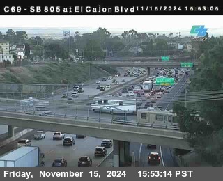 SB 805 at El Cajon Blvd (On Ramp)