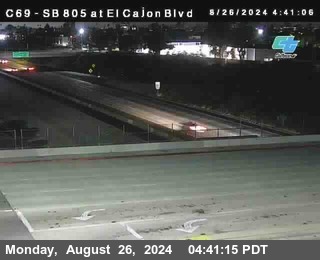 SB 805 at El Cajon Blvd (On Ramp)