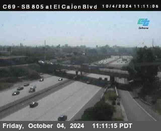 SB 805 at El Cajon Blvd (On Ramp)