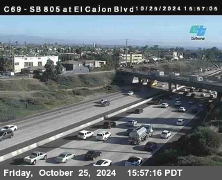 SB 805 at El Cajon Blvd (On Ramp)