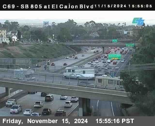 SB 805 at El Cajon Blvd (On Ramp)