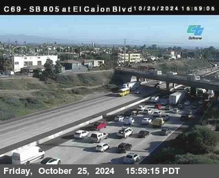 SB 805 at El Cajon Blvd (On Ramp)