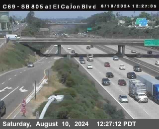 SB 805 at El Cajon Blvd (On Ramp)