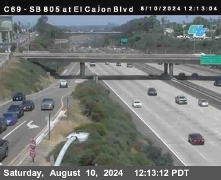 SB 805 at El Cajon Blvd (On Ramp)