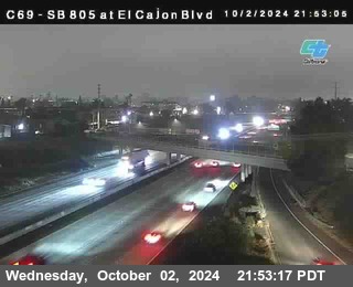 SB 805 at El Cajon Blvd (On Ramp)