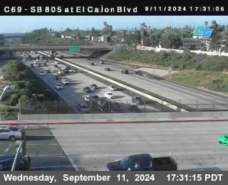 SB 805 at El Cajon Blvd (On Ramp)