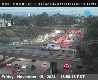 SB 805 at El Cajon Blvd (On Ramp)