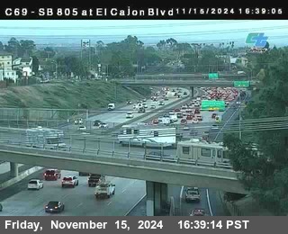 SB 805 at El Cajon Blvd (On Ramp)