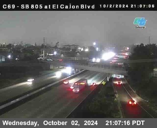 SB 805 at El Cajon Blvd (On Ramp)