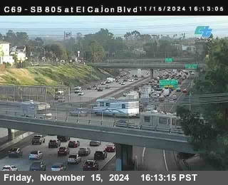 SB 805 at El Cajon Blvd (On Ramp)