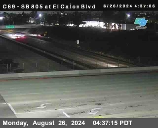 SB 805 at El Cajon Blvd (On Ramp)