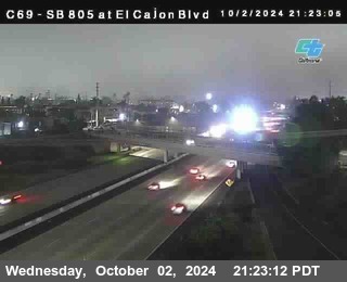 SB 805 at El Cajon Blvd (On Ramp)