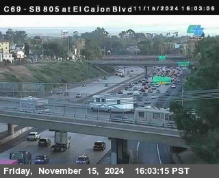 SB 805 at El Cajon Blvd (On Ramp)