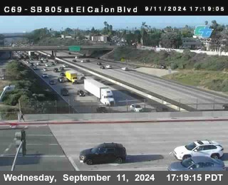 SB 805 at El Cajon Blvd (On Ramp)