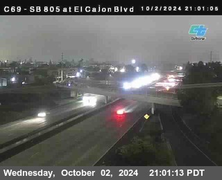 SB 805 at El Cajon Blvd (On Ramp)