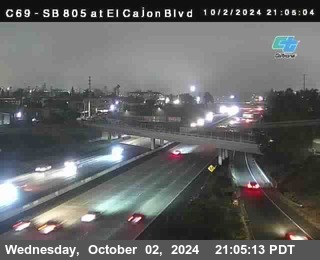 SB 805 at El Cajon Blvd (On Ramp)