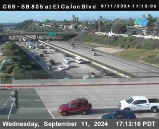 SB 805 at El Cajon Blvd (On Ramp)