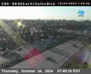 SB 805 at El Cajon Blvd (On Ramp)