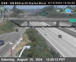 SB 805 at El Cajon Blvd (On Ramp)