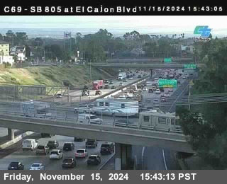 SB 805 at El Cajon Blvd (On Ramp)