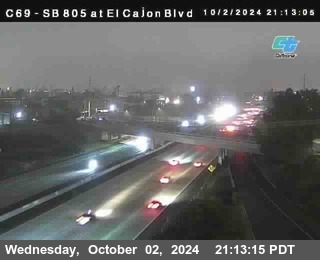 SB 805 at El Cajon Blvd (On Ramp)