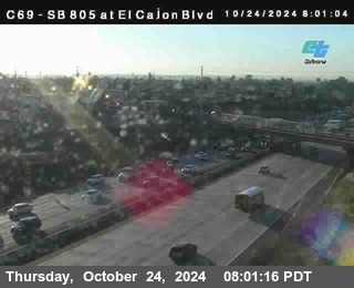 SB 805 at El Cajon Blvd (On Ramp)