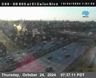 SB 805 at El Cajon Blvd (On Ramp)