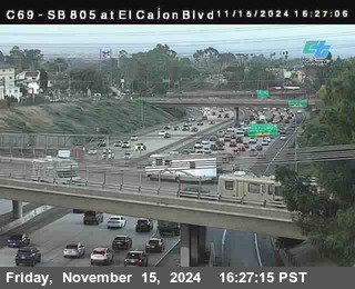 SB 805 at El Cajon Blvd (On Ramp)