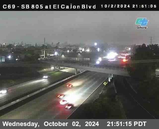 SB 805 at El Cajon Blvd (On Ramp)