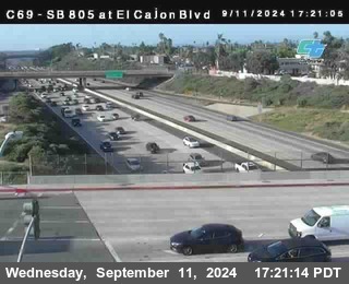 SB 805 at El Cajon Blvd (On Ramp)