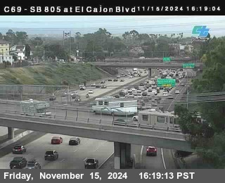 SB 805 at El Cajon Blvd (On Ramp)