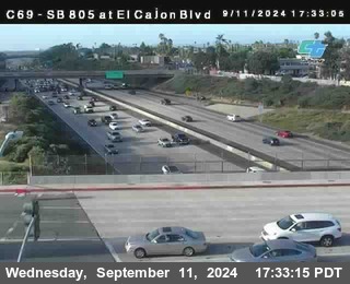 SB 805 at El Cajon Blvd (On Ramp)