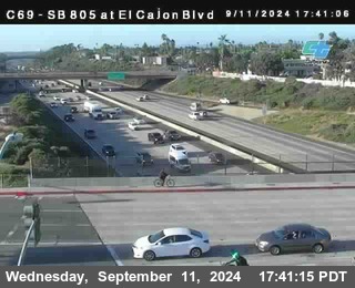 SB 805 at El Cajon Blvd (On Ramp)