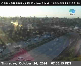 SB 805 at El Cajon Blvd (On Ramp)