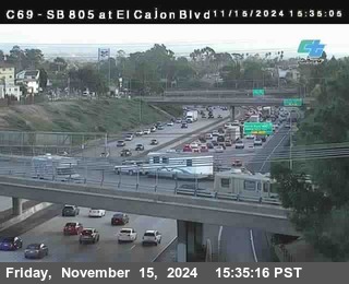 SB 805 at El Cajon Blvd (On Ramp)