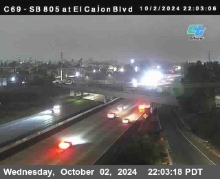 SB 805 at El Cajon Blvd (On Ramp)