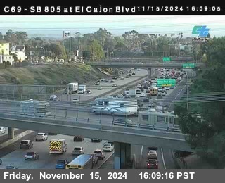 SB 805 at El Cajon Blvd (On Ramp)