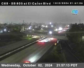 SB 805 at El Cajon Blvd (On Ramp)