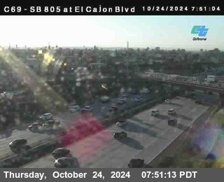 SB 805 at El Cajon Blvd (On Ramp)