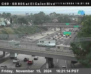 SB 805 at El Cajon Blvd (On Ramp)