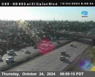 SB 805 at El Cajon Blvd (On Ramp)