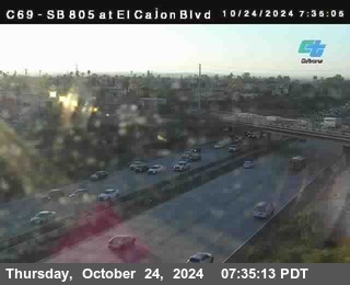 SB 805 at El Cajon Blvd (On Ramp)