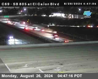 SB 805 at El Cajon Blvd (On Ramp)