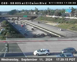 SB 805 at El Cajon Blvd (On Ramp)