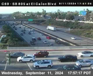 SB 805 at El Cajon Blvd (On Ramp)