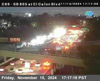 SB 805 at El Cajon Blvd (On Ramp)